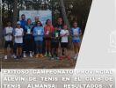Exitoso Campeonato Provincial Alevín de Tenis en el Club de Tenis Almansa: Resultados y Clasificados para el Regional